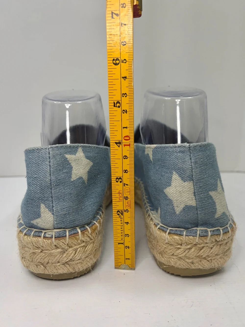 Steve Madden Talan Blue Star Espadrille Slip-On Shoes Size 10